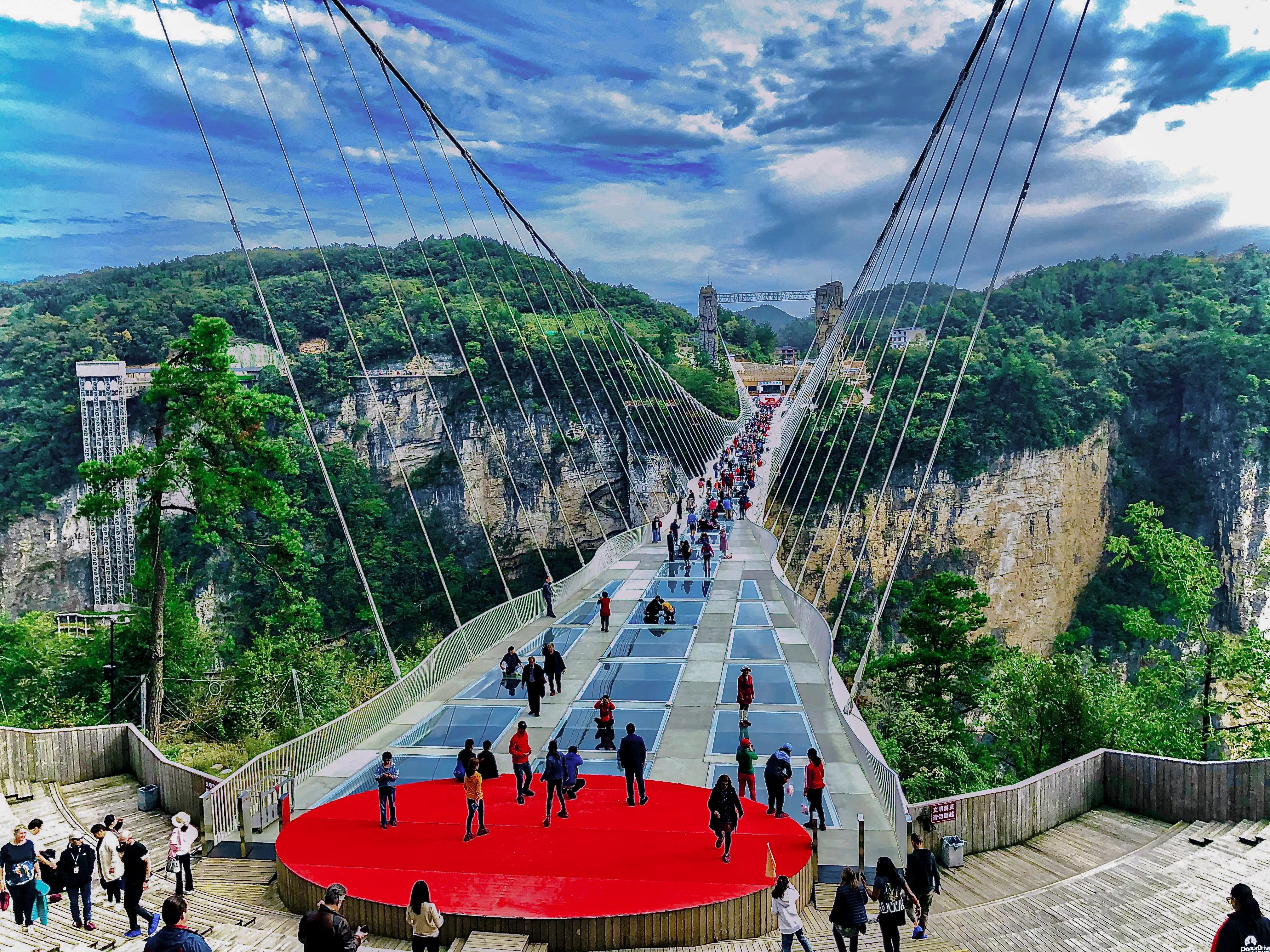Cliff Hanging Glass Skywalk in China, East Asia  - Rated 3.6