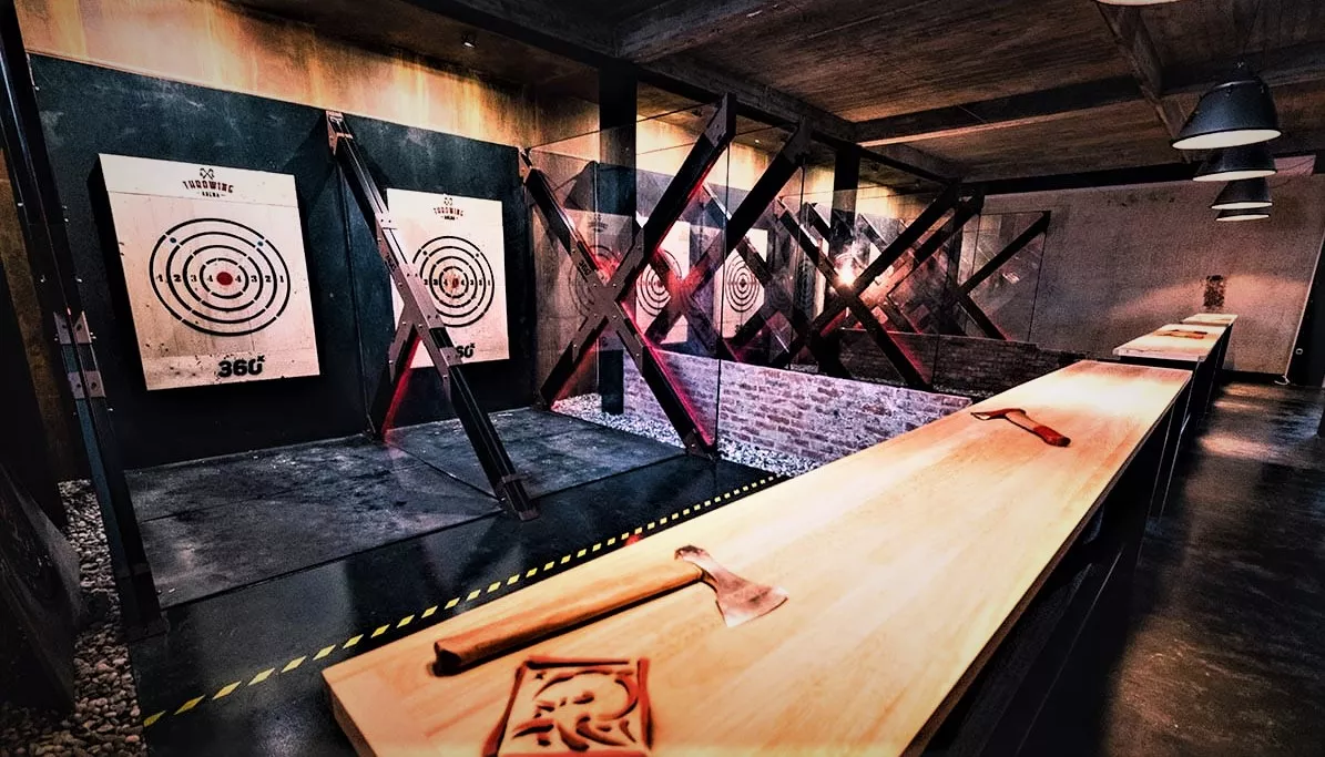Axe Throwing Arena in Croatia, Europe | Knife Throwing - Rated 1.3