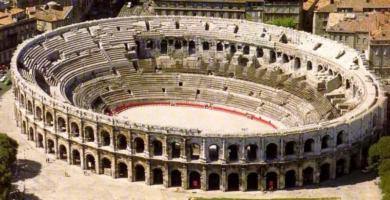 Amphitheater in Nimes in France, Europe | Architecture,Theaters - Rated 6.4