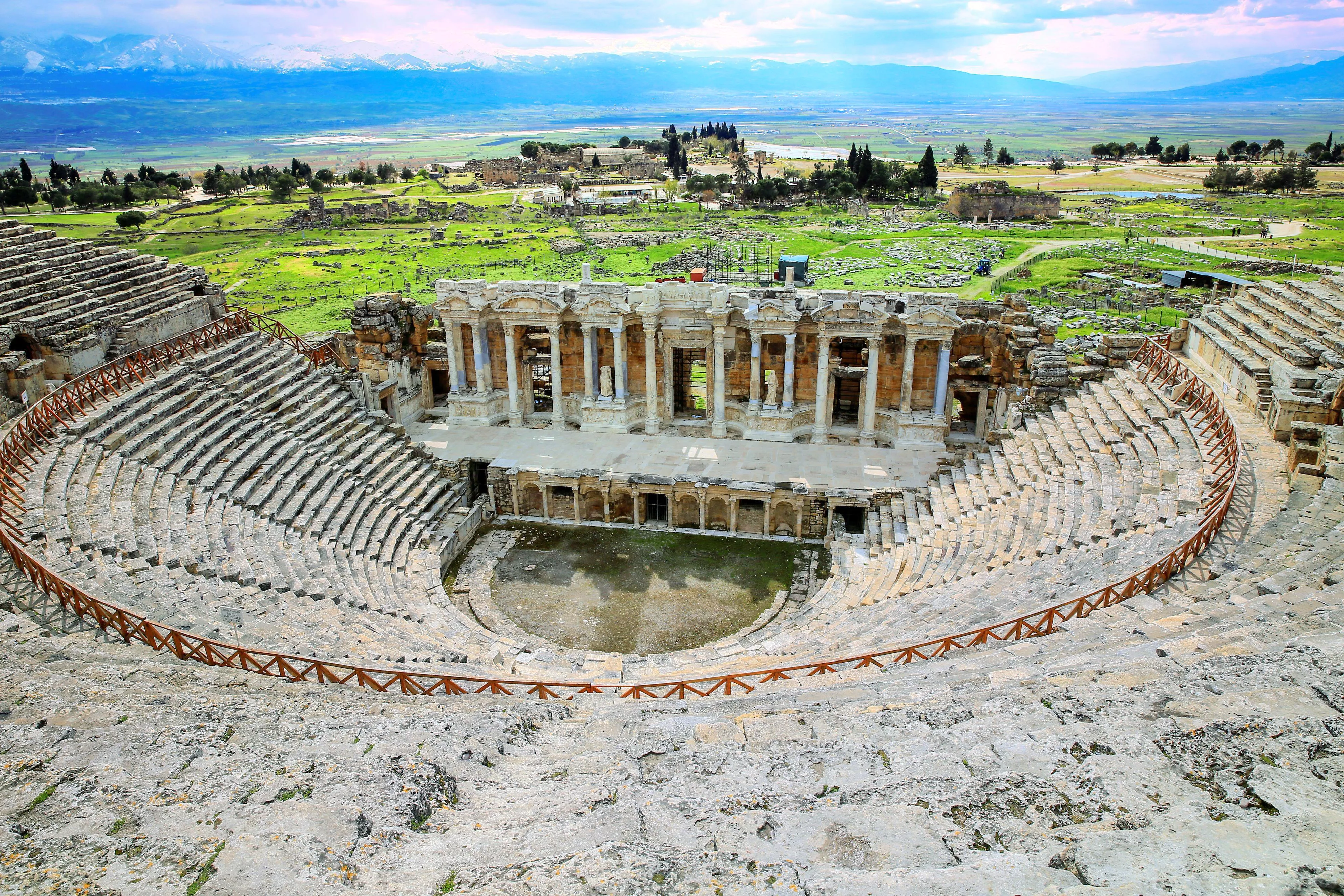 Hierapolis Ancient Theater in Turkey, Central Asia | Excavations - Rated 3.6
