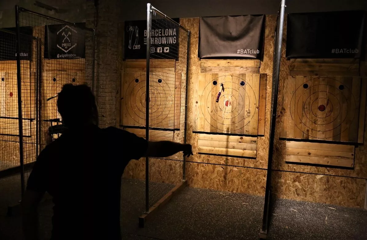 Barcelona Axe Throwing in Spain, Europe | Knife Throwing - Rated 7.4