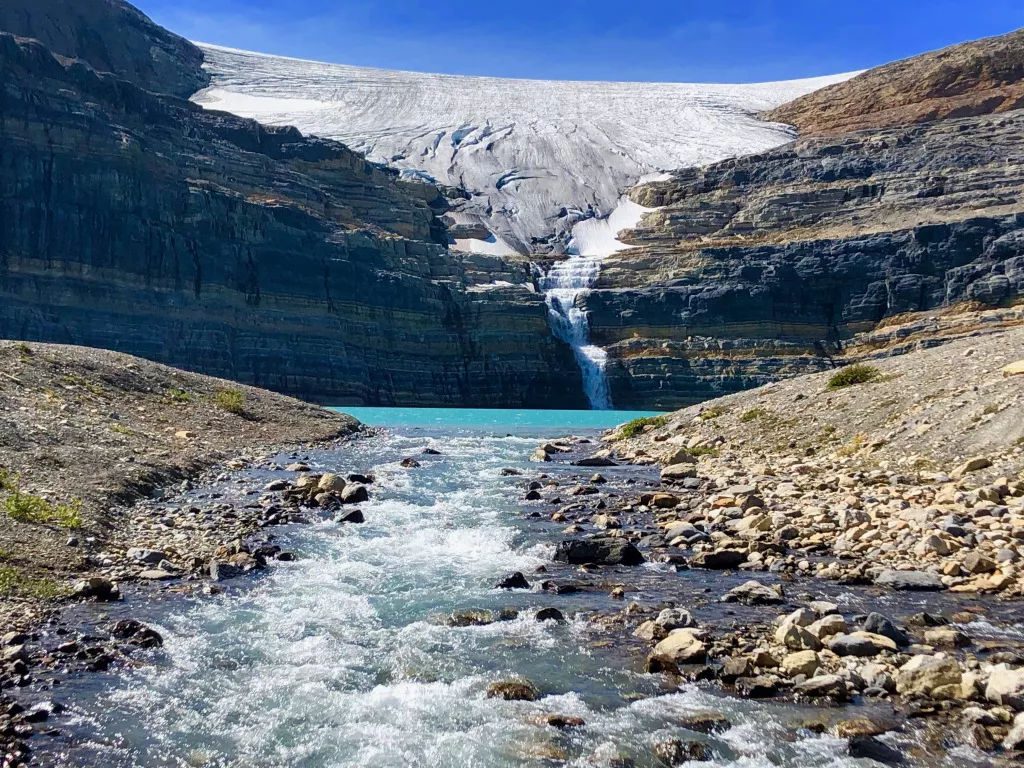 Bow Glacier Falls in Canada, North America | Waterfalls - Rated 0.9