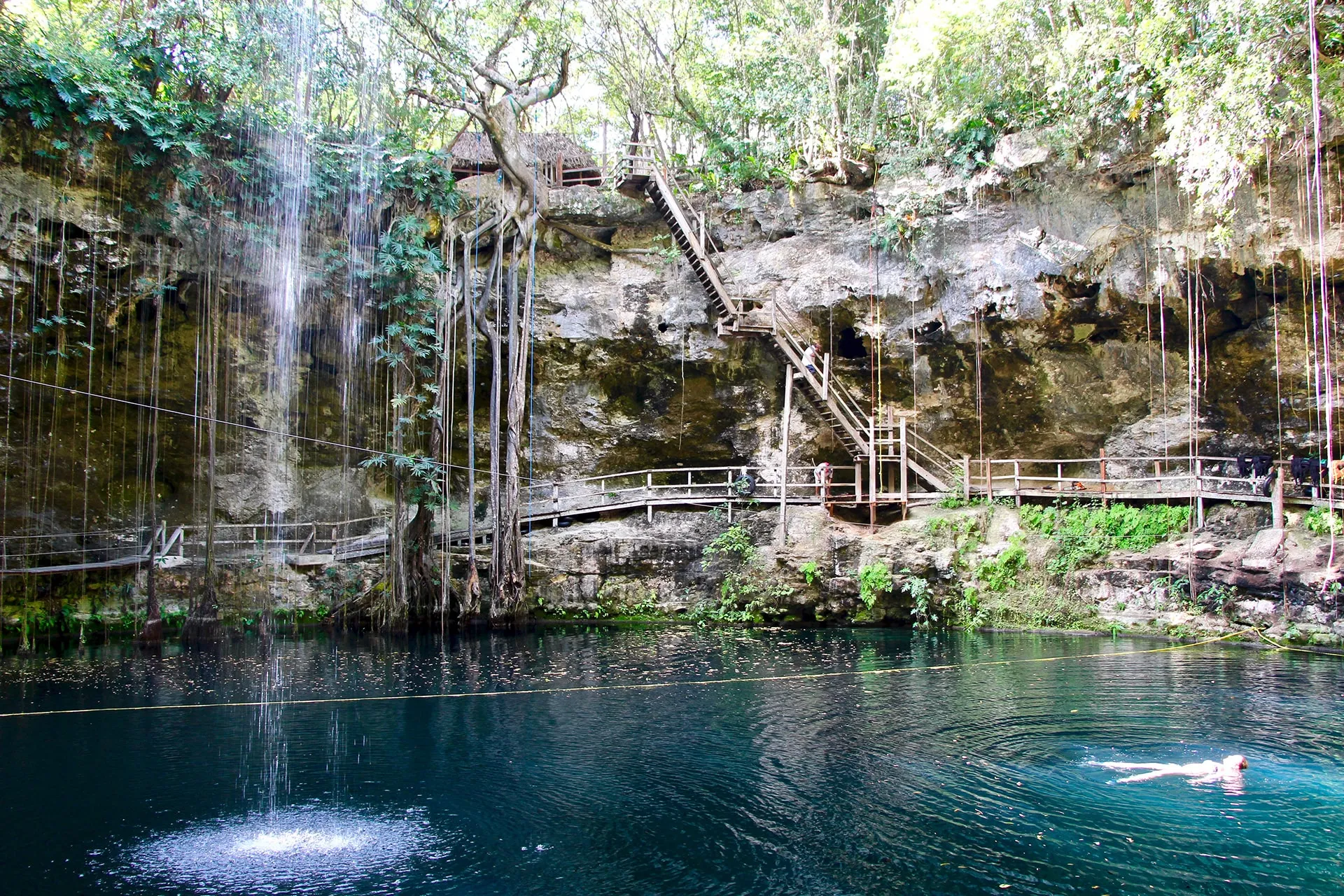 Cenote Xcanche in Mexico, North America | Caves & Underground Places,Swimming - Rated 4