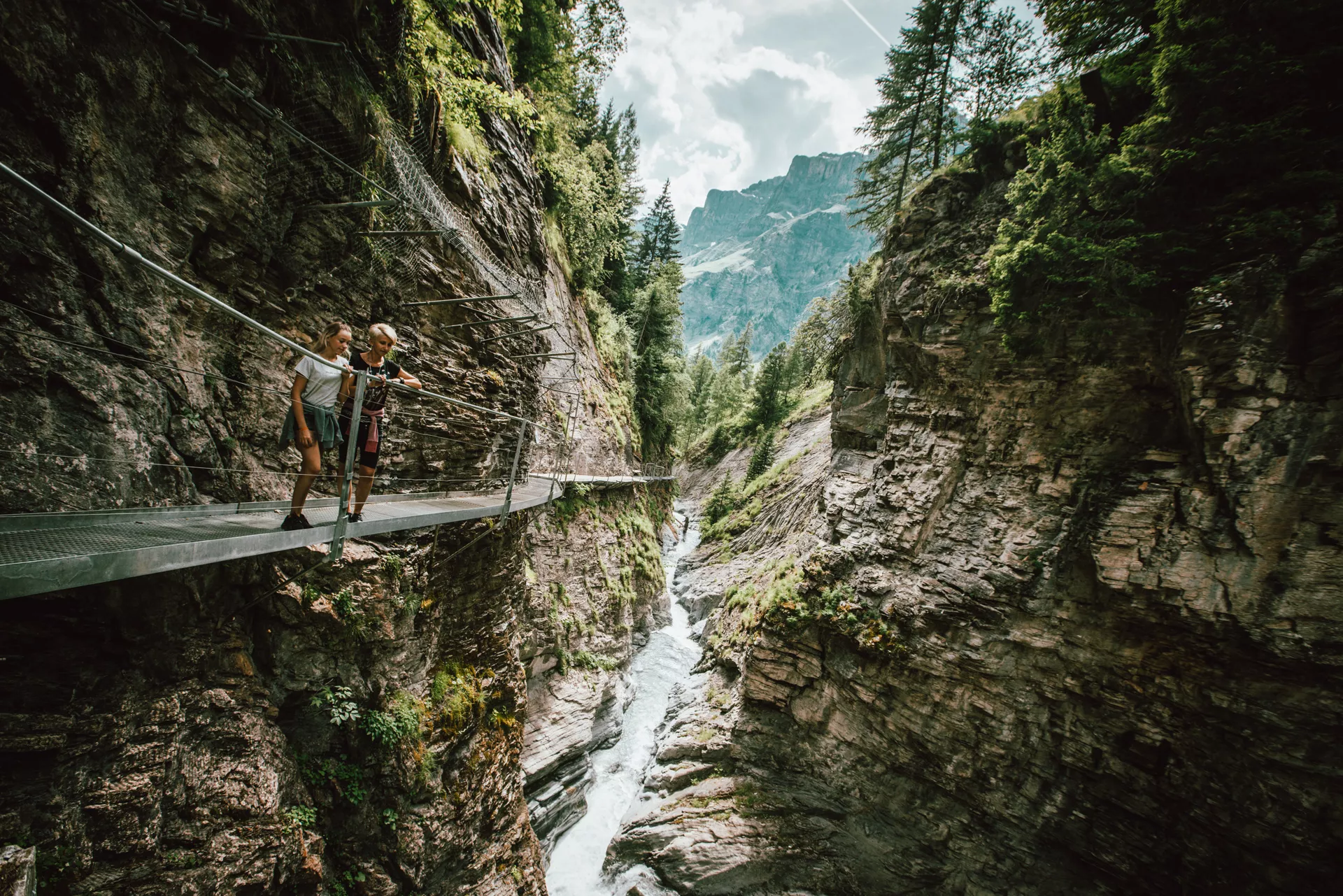 Dalaschlucht – Thermalquellen-Steg in Switzerland, Europe | Trekking & Hiking - Rated 0.9