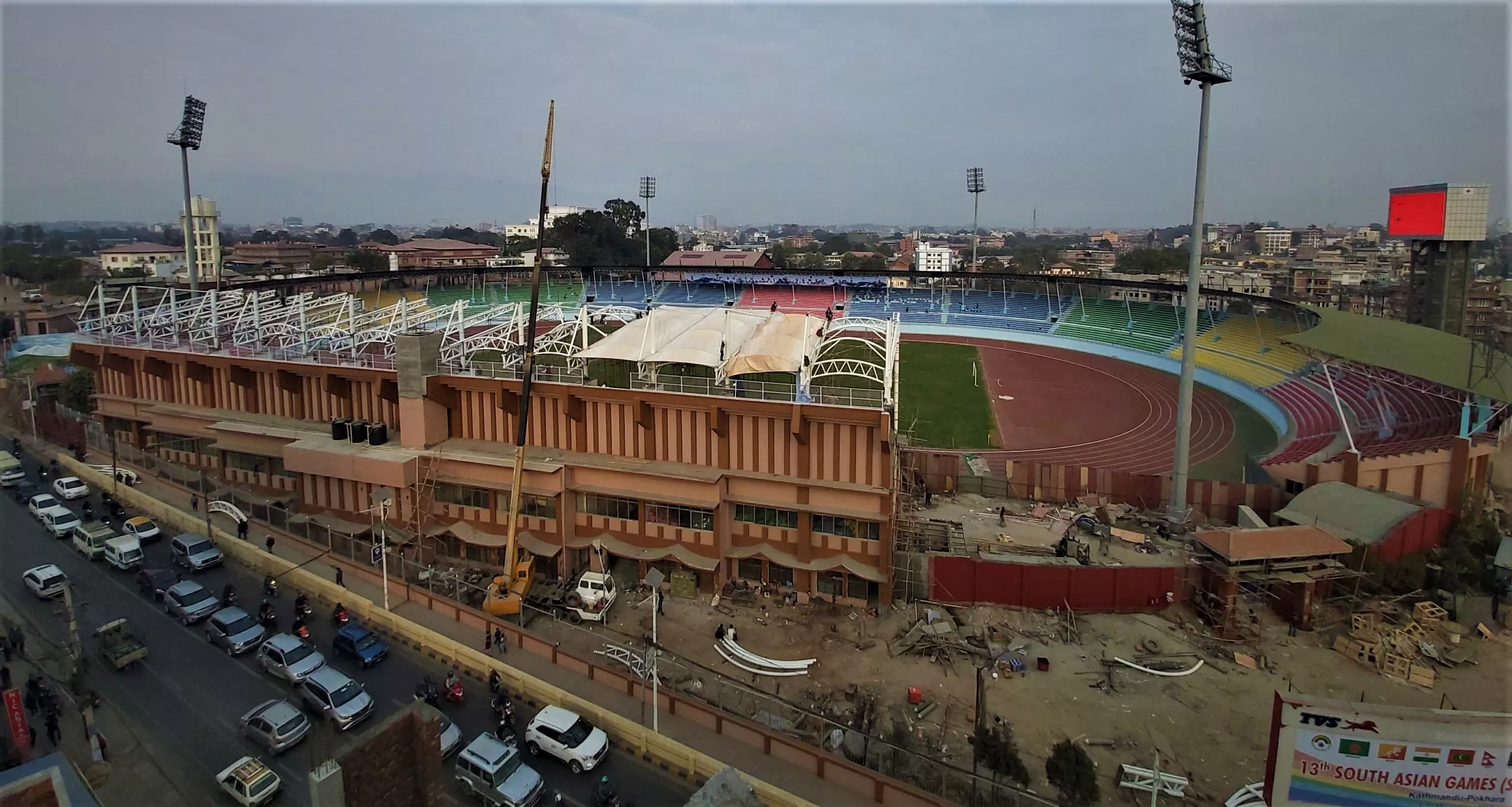 Dasharath Stadium Covered Hall in Nepal, Central Asia | Football,Volleyball,Ping-Pong - Rated 0.8
