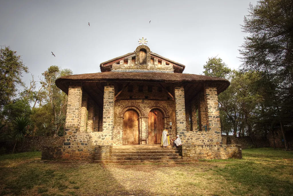 Debre Birhan Selassie in Ethiopia, Africa | Architecture - Rated 0.9