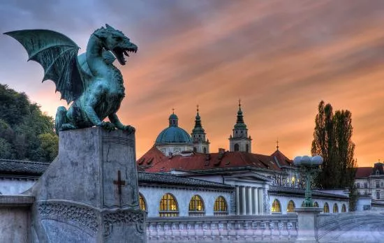 Dragon Bridge in Slovenia, Europe | Architecture - Rated 3.8