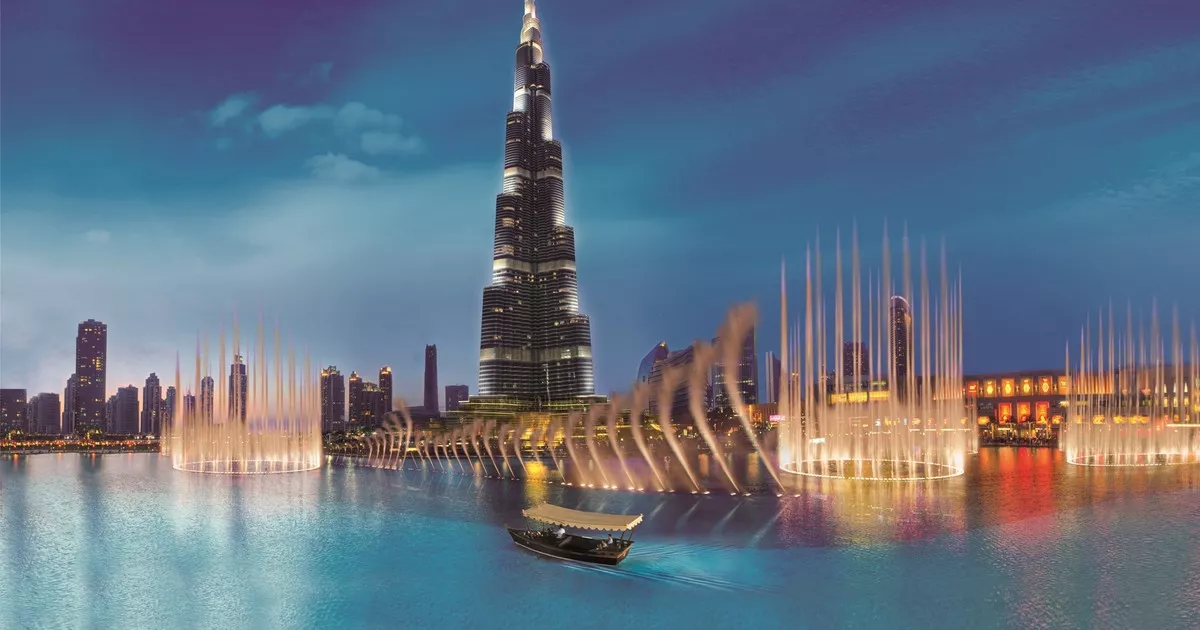 Dubai Fountain in United Arab Emirates, Middle East | Architecture - Rated 5.3
