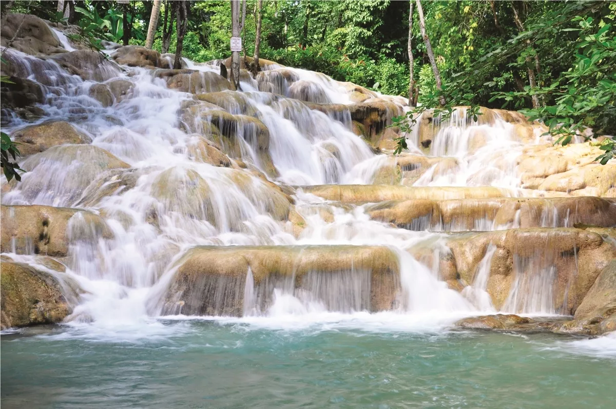 Dunns River Falls Park in Jamaica, Caribbean | Waterfalls,Parks - Rated 4.1