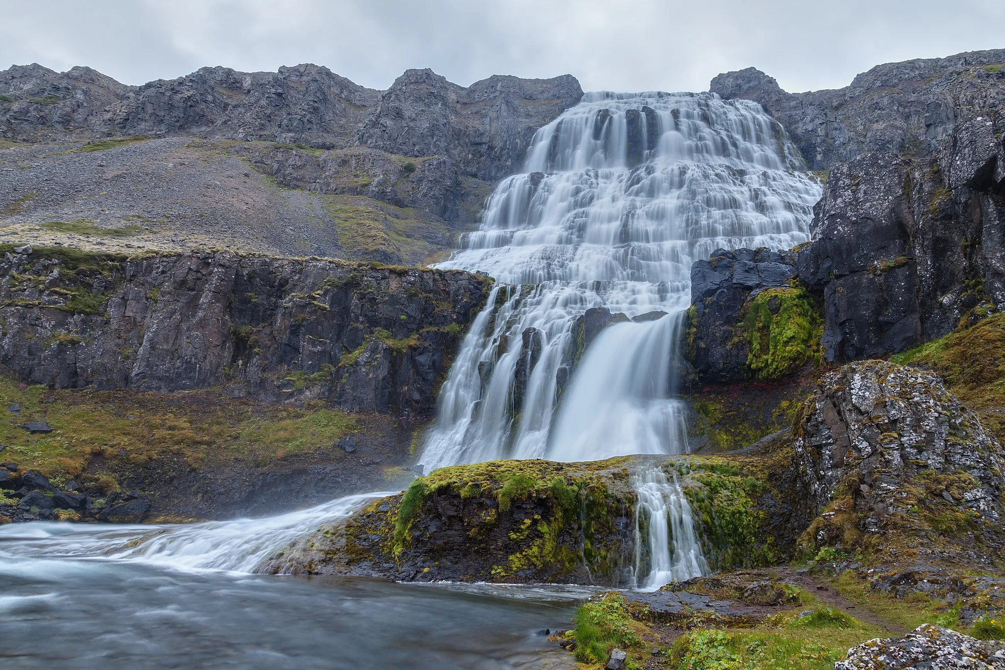 Dynjandi Waterfall in Iceland, Europe | Waterfalls,Trekking & Hiking - Rated 0.9
