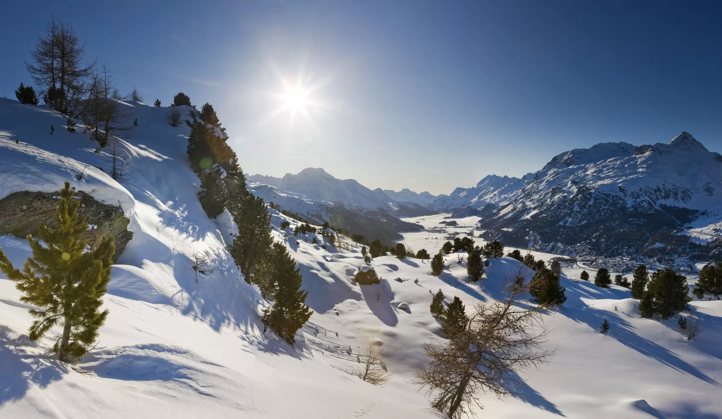 Engadin St. Moritz Mountains in Switzerland, Europe | Snowboarding,Skiing - Rated 3.7