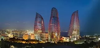 Flaming Towers in Azerbaijan, Middle East | Architecture - Rated 3.8