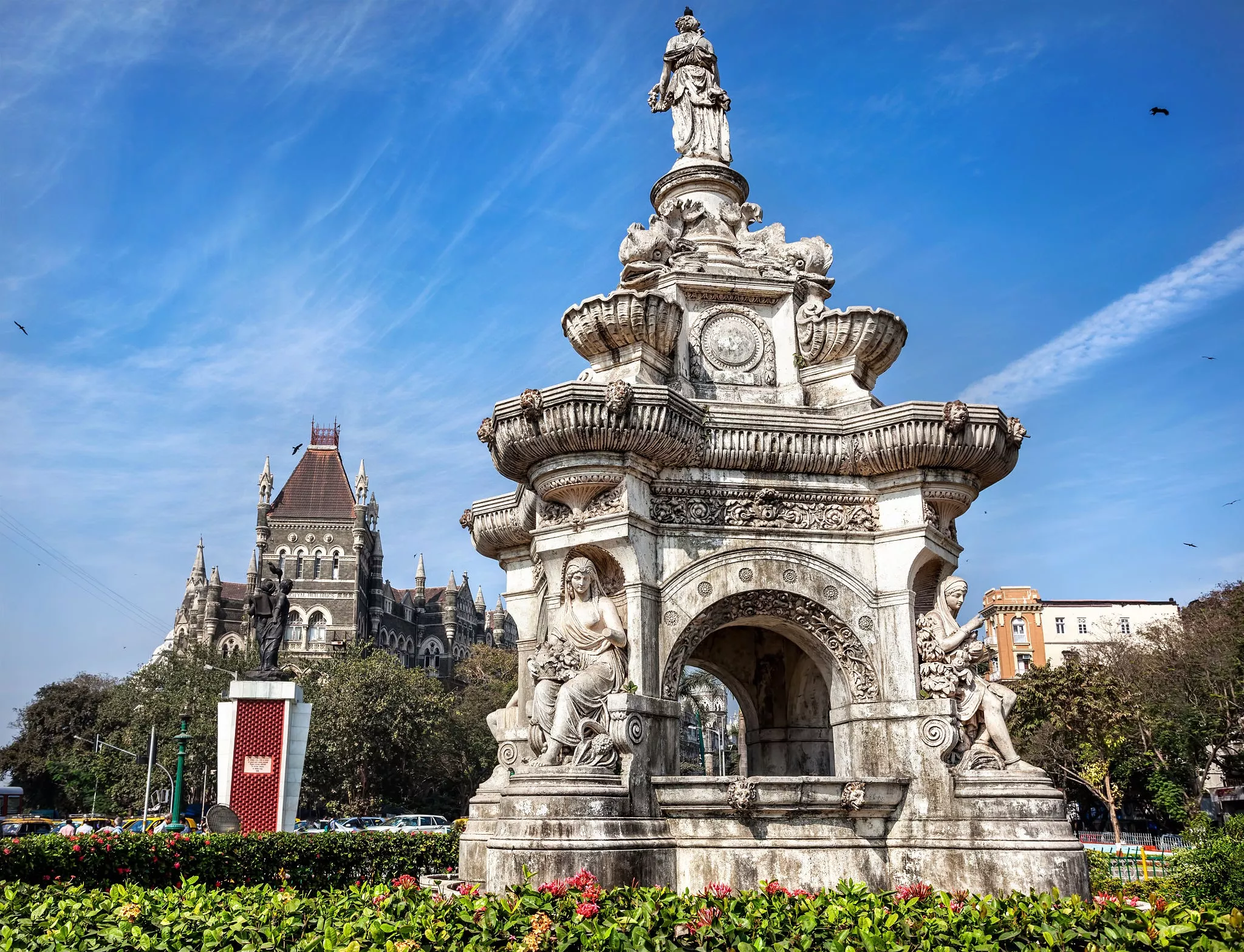 Flora Fountain in India, Central Asia | Architecture - Rated 3.9