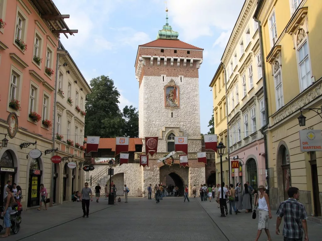 Florian's Gate in Krakow in Poland, Europe | Architecture - Rated 4