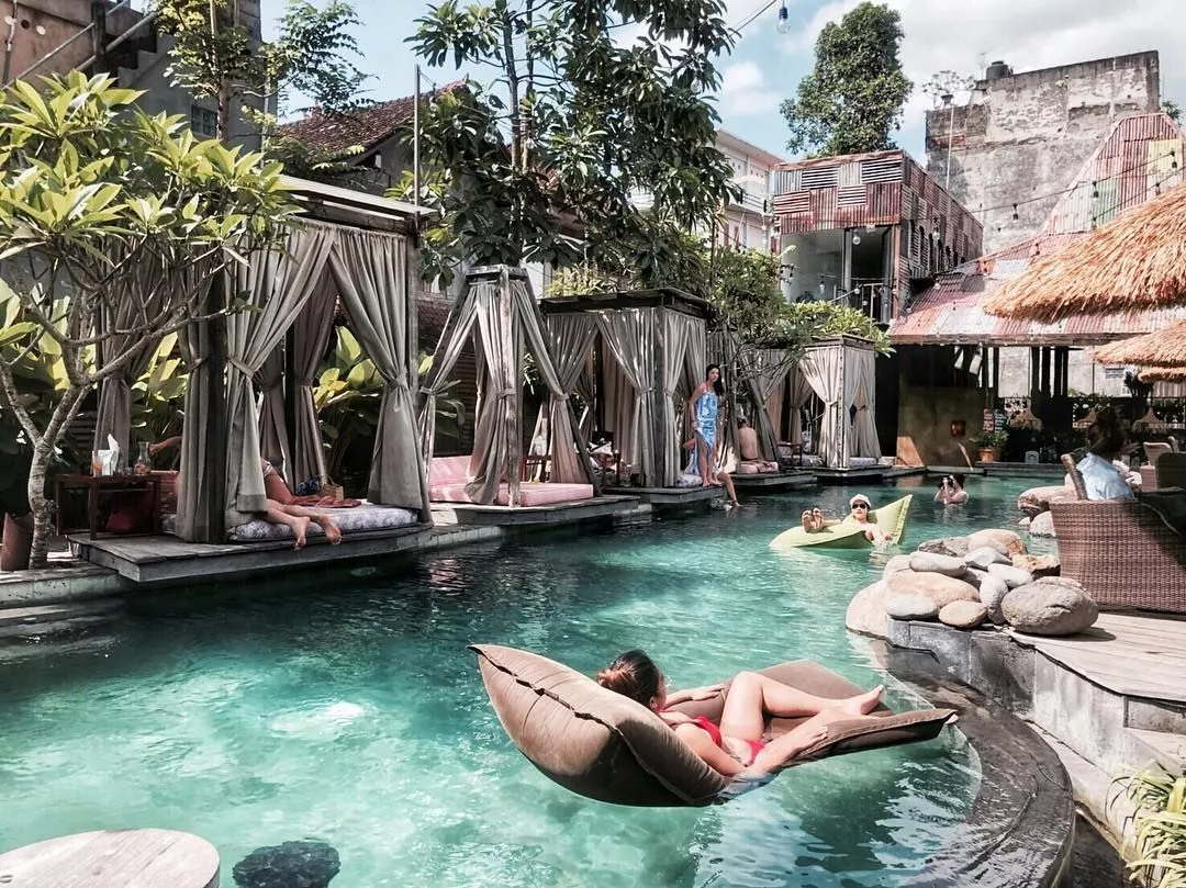 Folk Pool & Gardens in Indonesia, Central Asia | Restaurants,Swimming - Rated 3.7