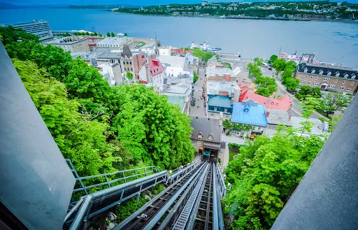 Funicular in Old Quebec in Canada, North America  - Rated 3.7
