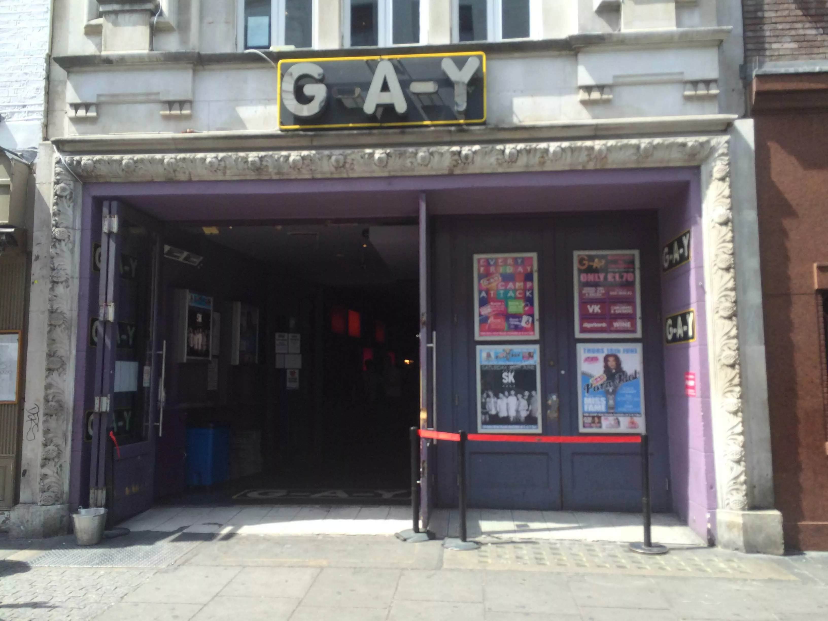 G-A-Y in United Kingdom, Europe  - Rated 3.3