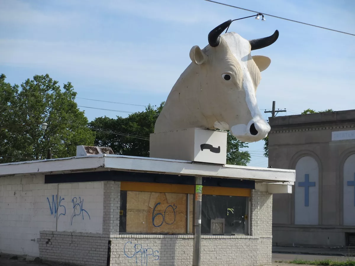 Giant Cow Head in USA, North America | Monuments - Rated 0.7