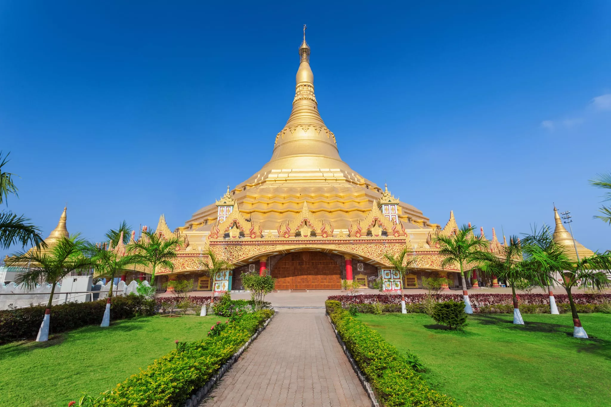 Global Vipassana Pagoda in India, Central Asia | Meditation - Rated 9.7