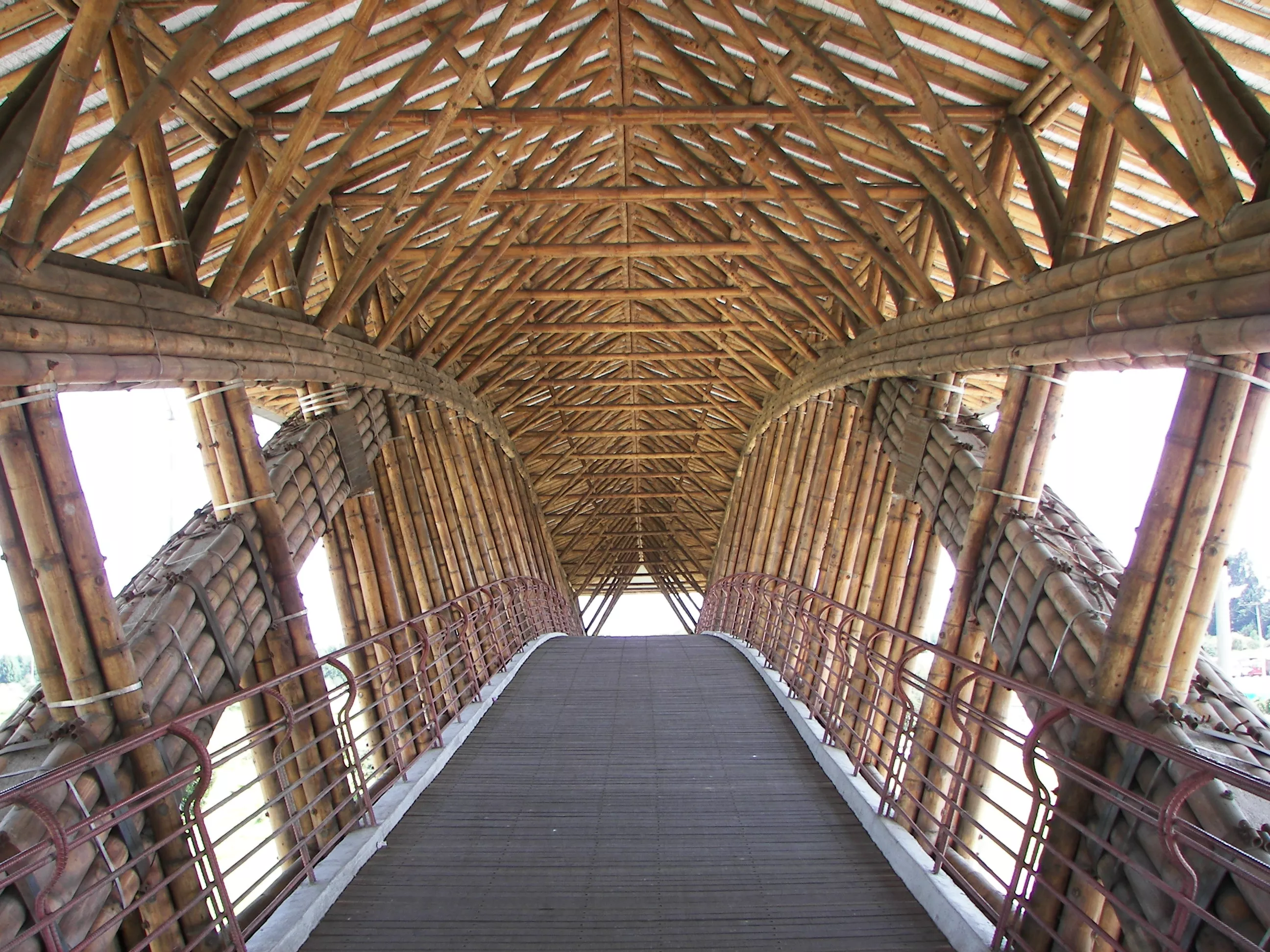 Guadua Bridge in Colombia, South America | Architecture - Rated 3.4