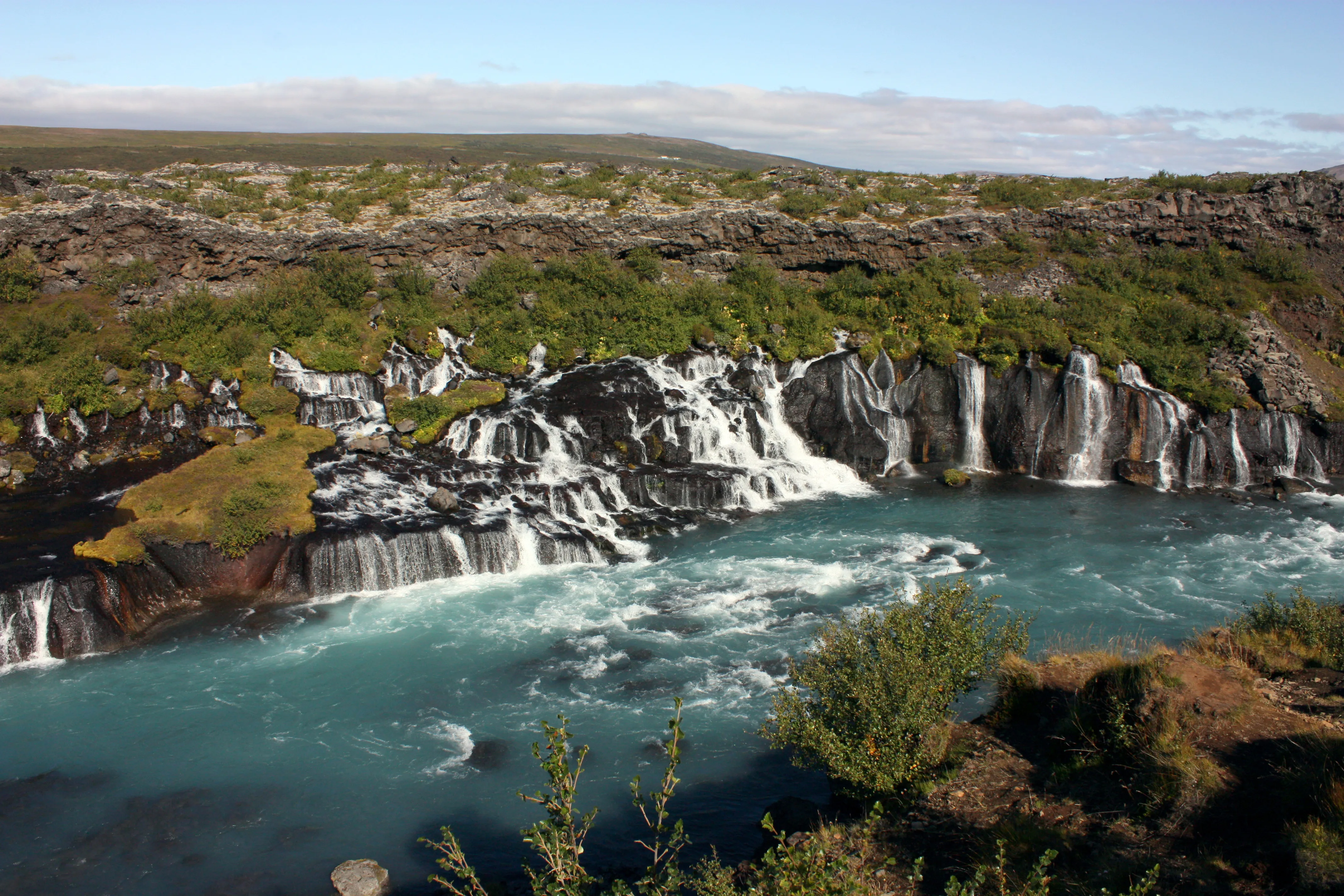 Hraunfossar Waterfall in Iceland, Europe | Waterfalls - Rated 3.8