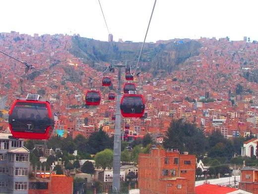 Red Line Cable Car Station in Bolivia, South America | Cable Cars - Rated 3.5