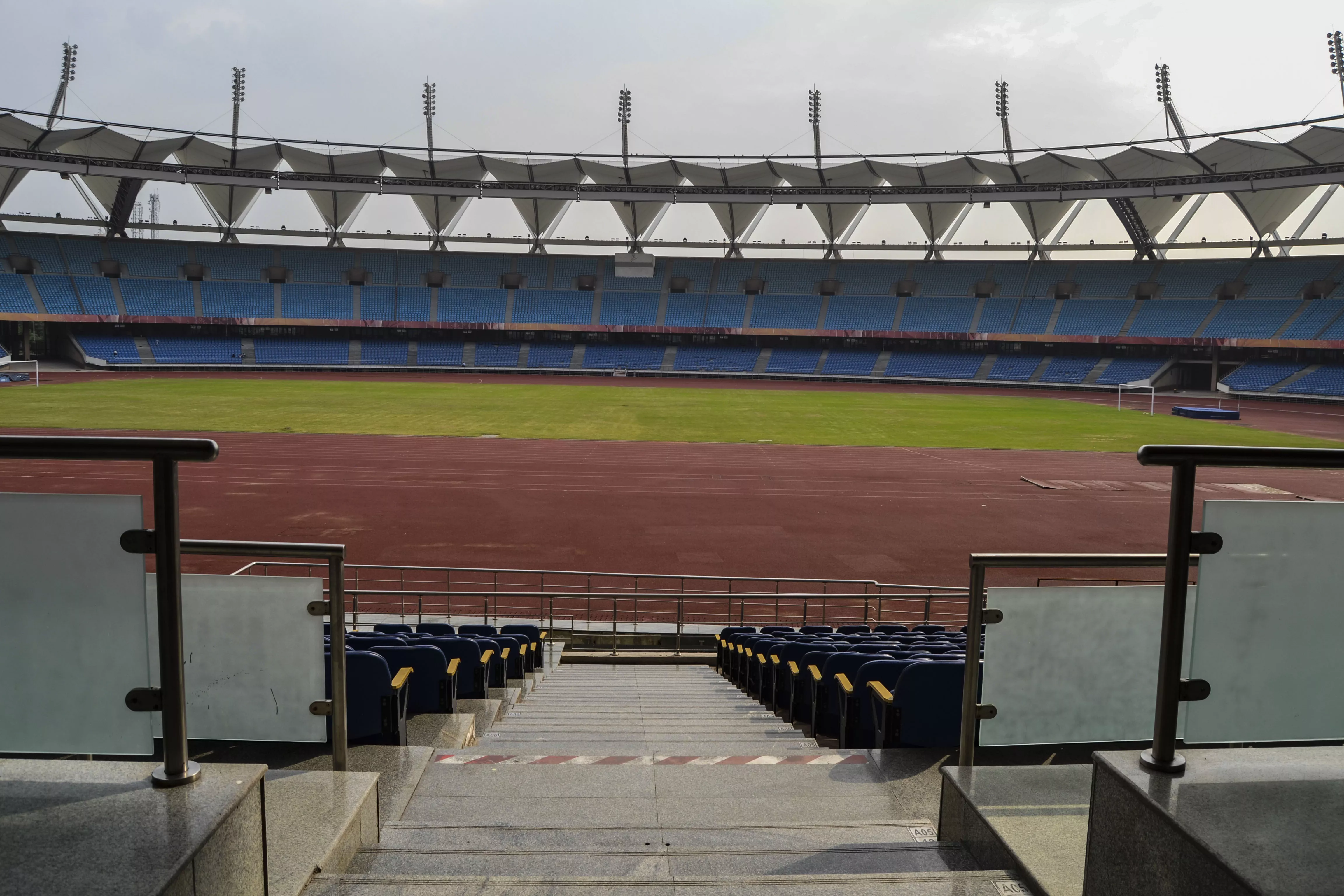 Jawaharlal Nehru Stadium in India, Central Asia | Football,Cricket - Rated 7.4