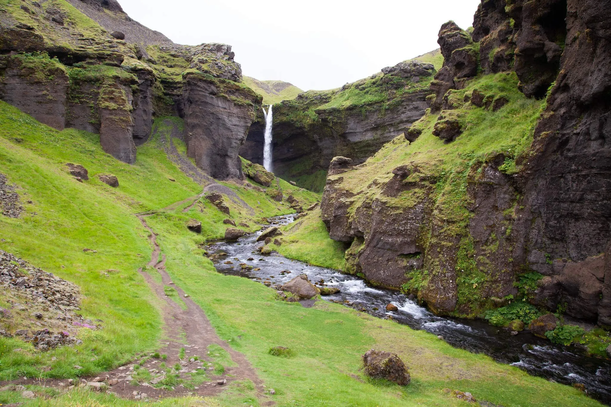 Kvernufoss Waterfall in Iceland, Europe | Waterfalls - Rated 4