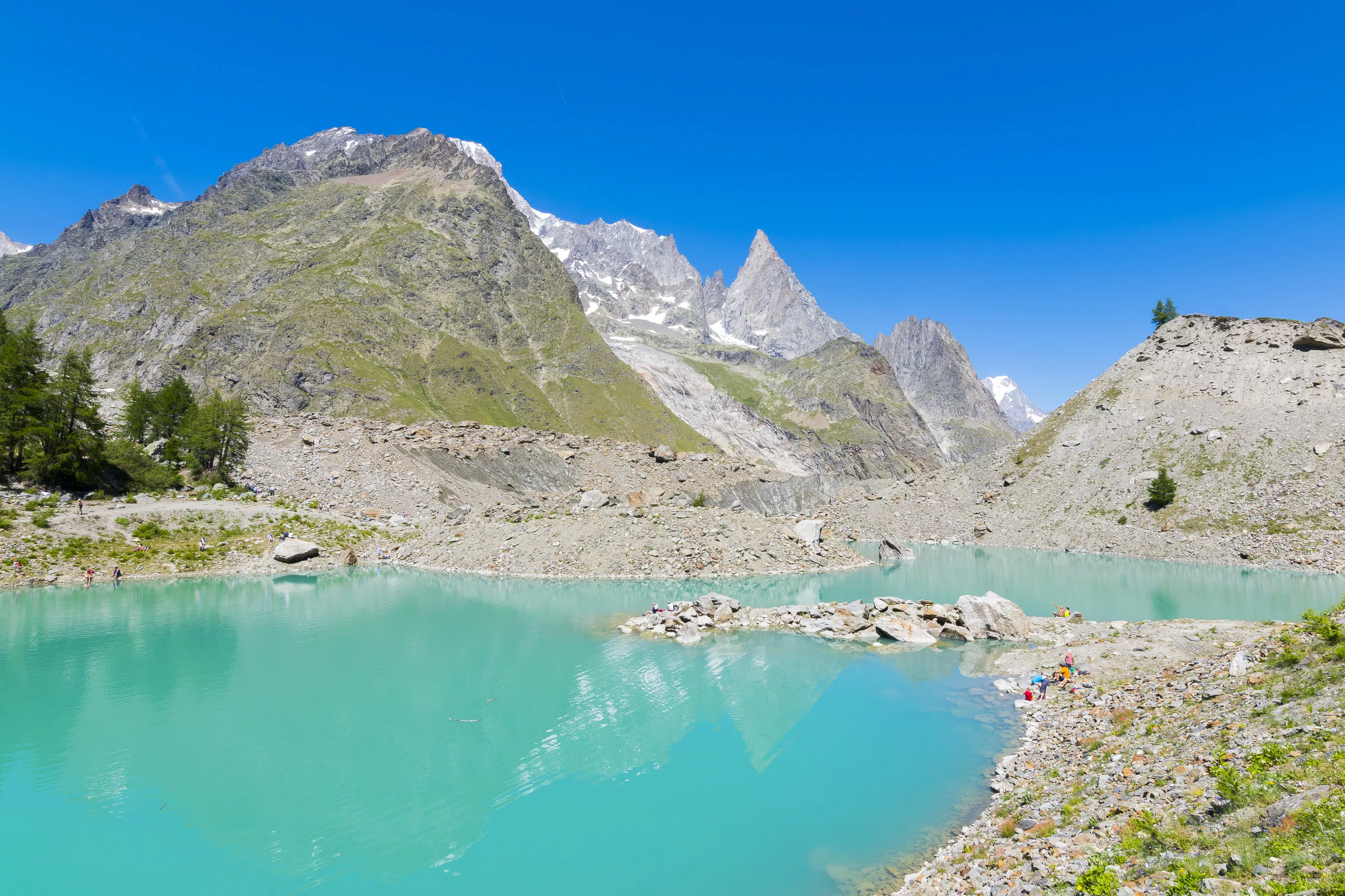 Lago Combal in Italy, Europe | Lakes - Rated 0.7