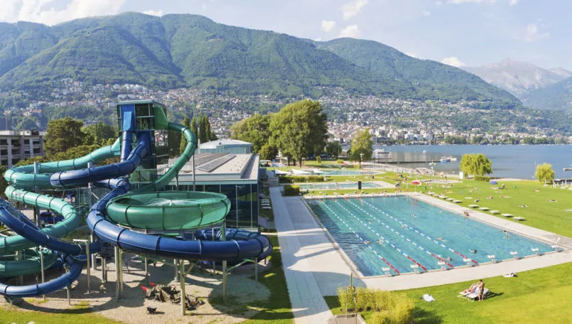Lido Locarno in Switzerland, Europe | Waterfalls,Swimming - Rated 3.9