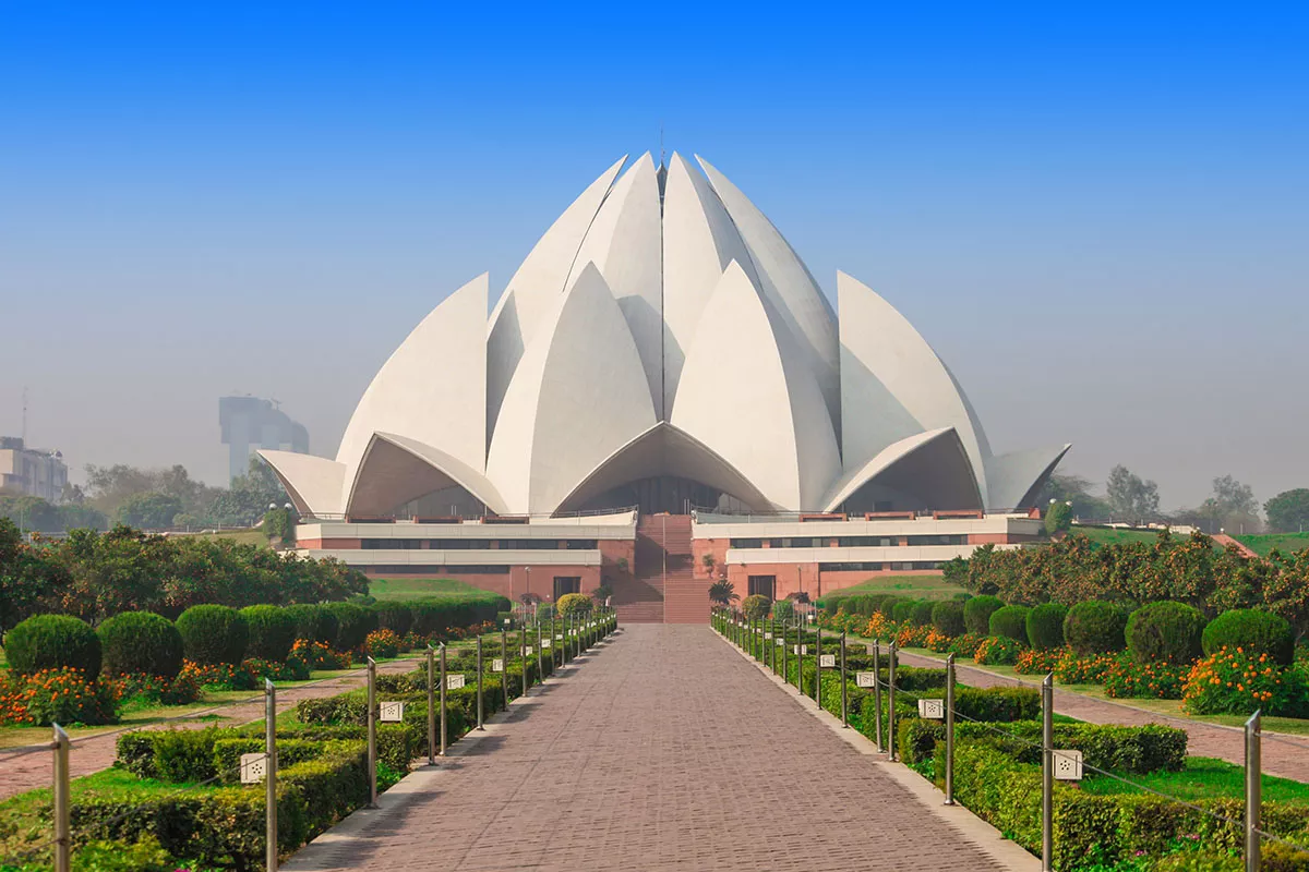 Lotus Temple in India, Central Asia | Architecture - Rated 4.5