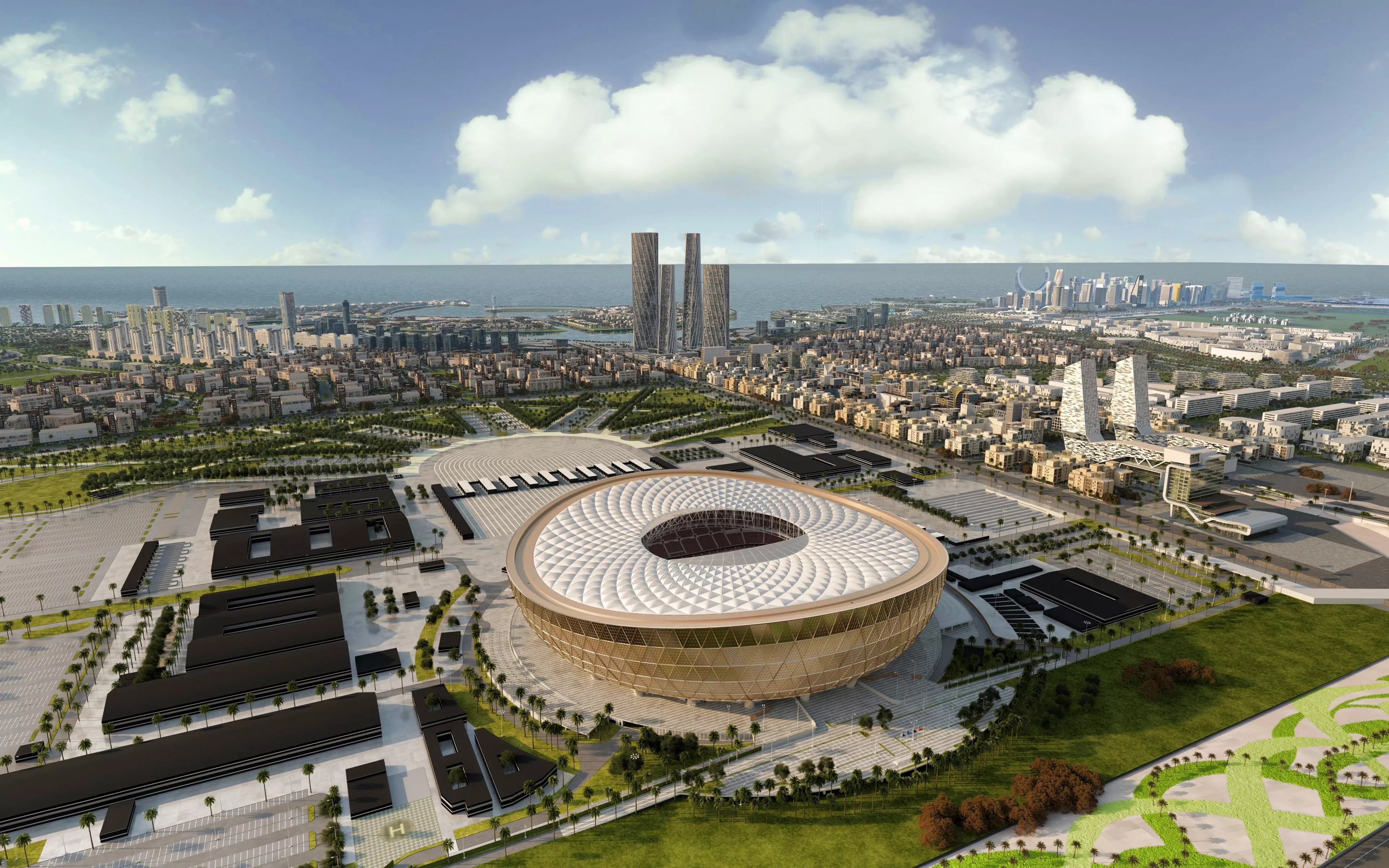 Lusail Iconic Stadium in Qatar, Middle East | Football - Rated 3.6