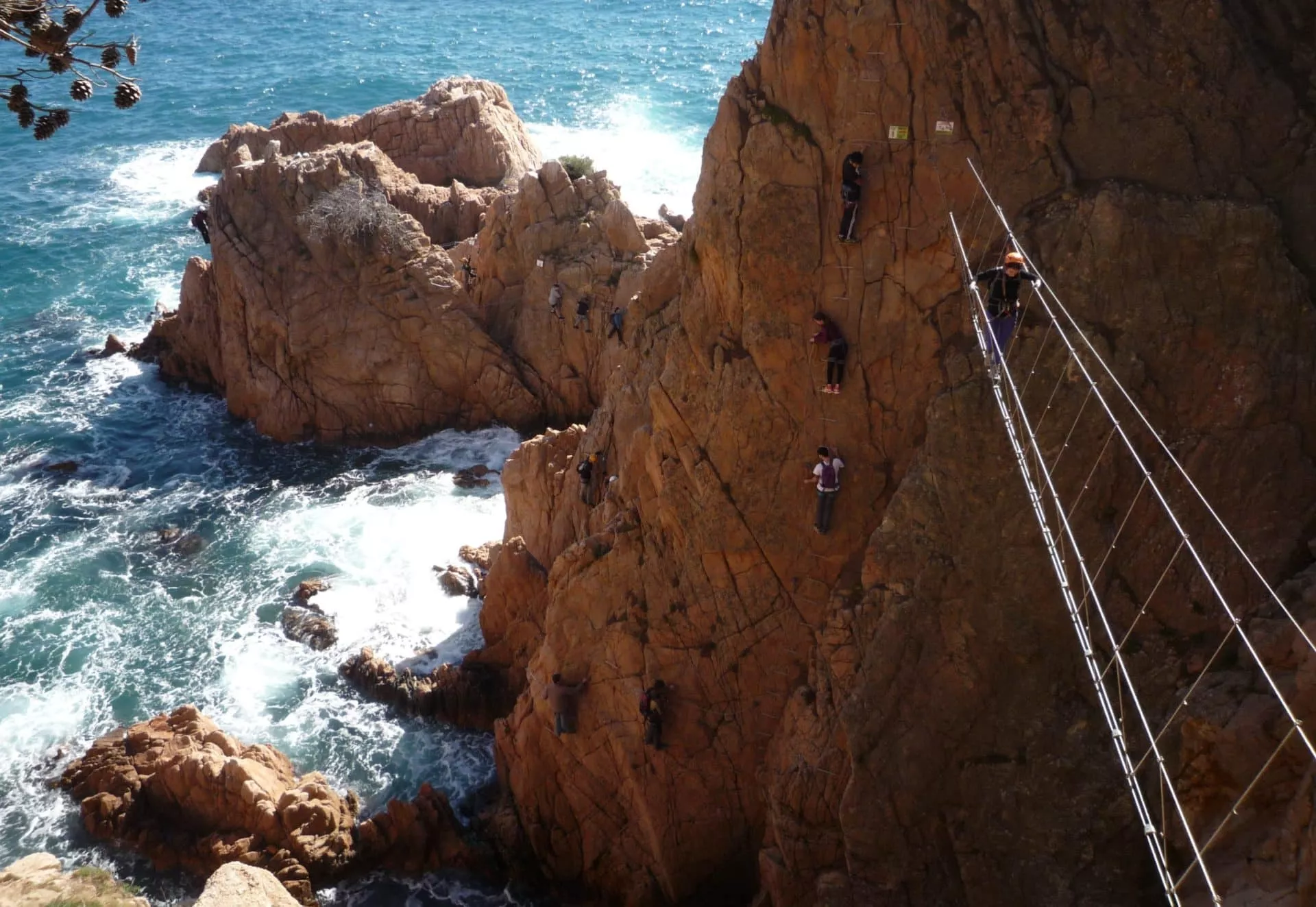 Via Ferrata de la Cala del Moli in Spain, Europe | Trekking & Hiking,Climbing - Rated 5.3
