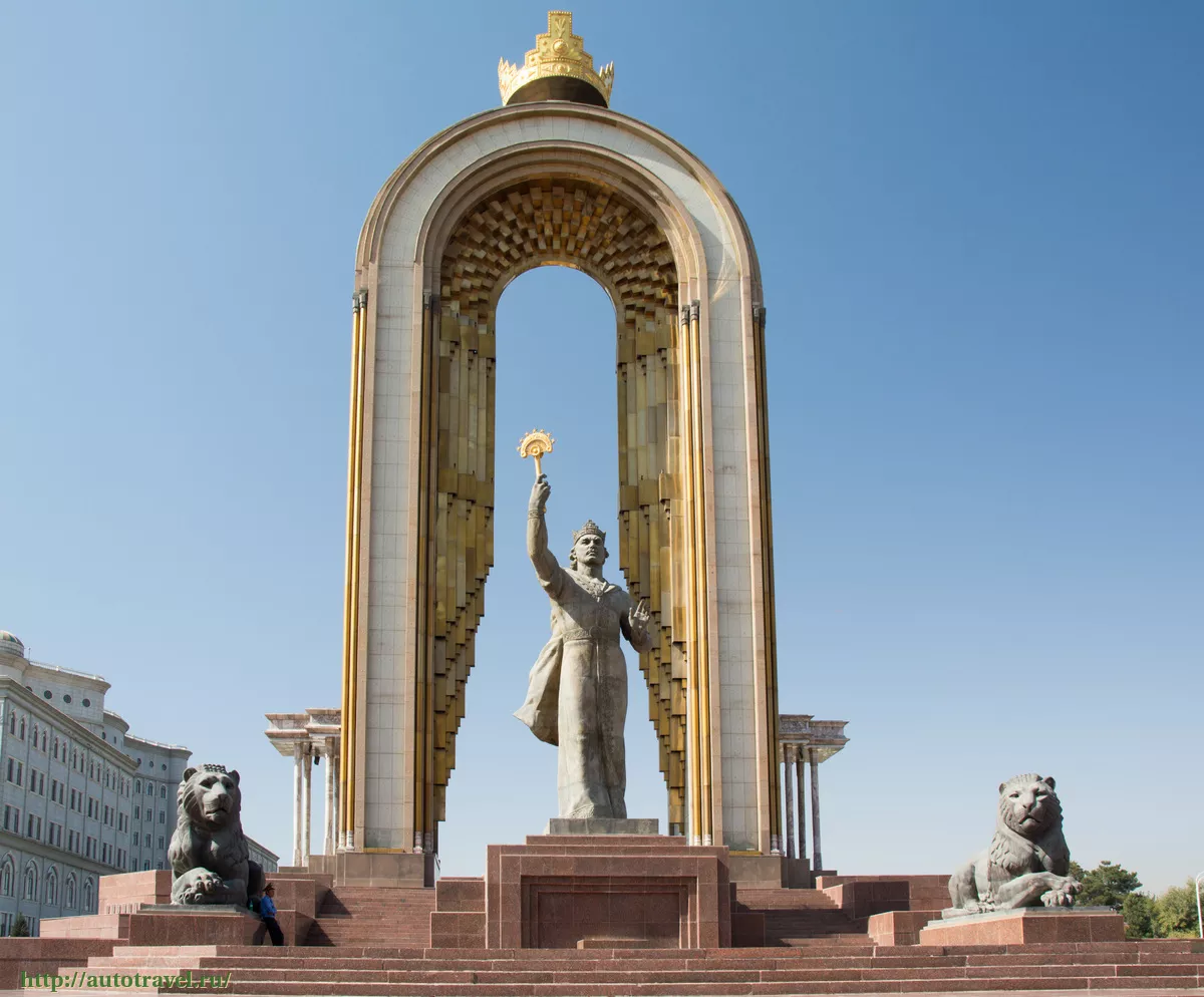 Monument to Ismail Somoni in Tajikistan, Central Asia | Monuments - Rated 3.9