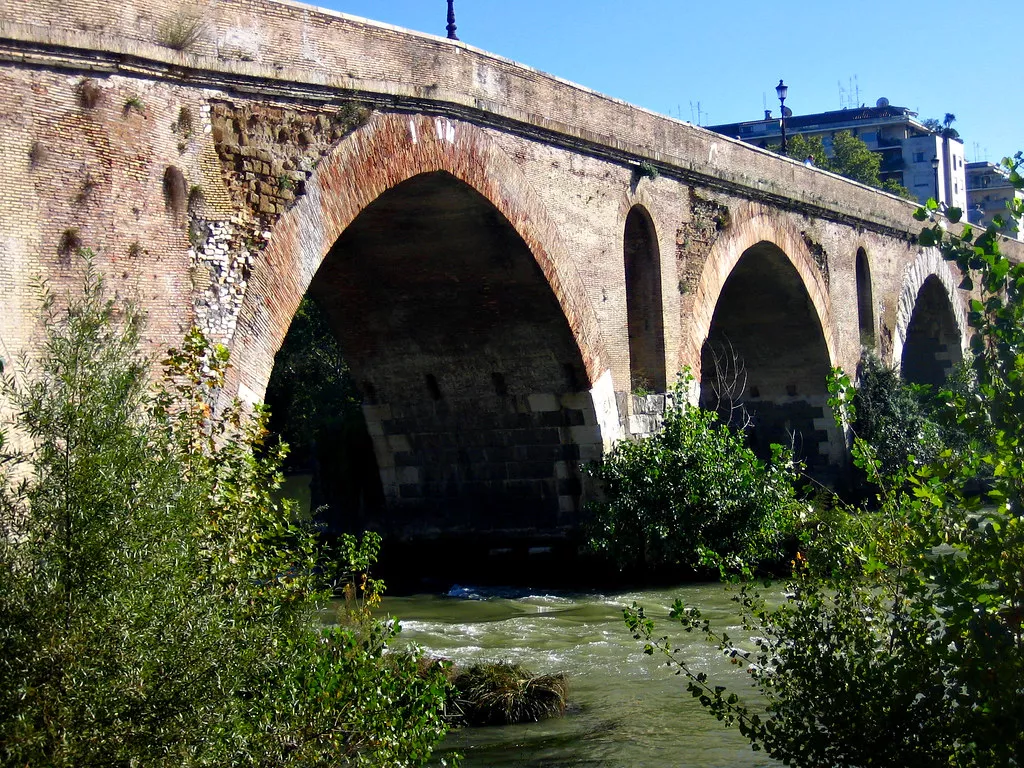 Mulviev Bridge in Italy, Europe | Architecture - Rated 3.7
