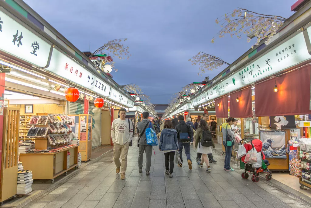 Nakamise Shopping Street in Japan, East Asia | Architecture - Rated 3.5