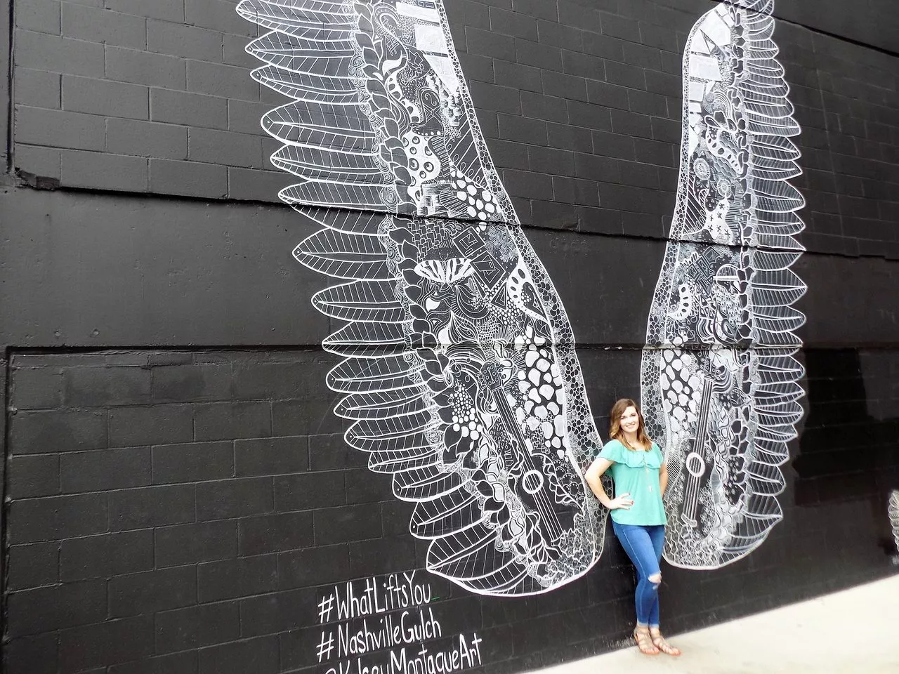 Nashville WhatLiftsYou Wings Mural in USA, North America | National Performing Arts - Rated 3.9