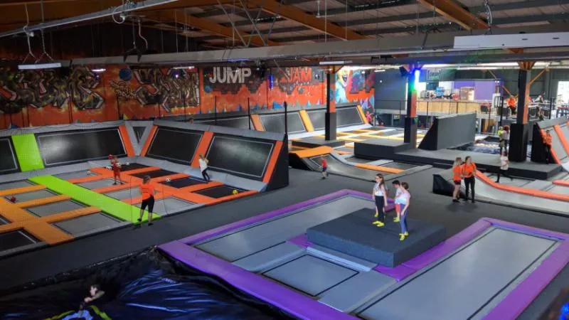 New Jump Rennes Trampoline Park in France, Europe | Trampolining - Rated 3.8