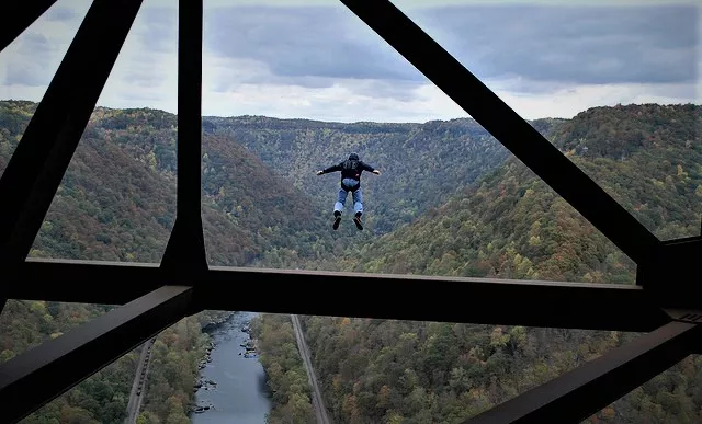 New River Gorge Bridge in USA, North America | BASE Jumping - Rated 4.1