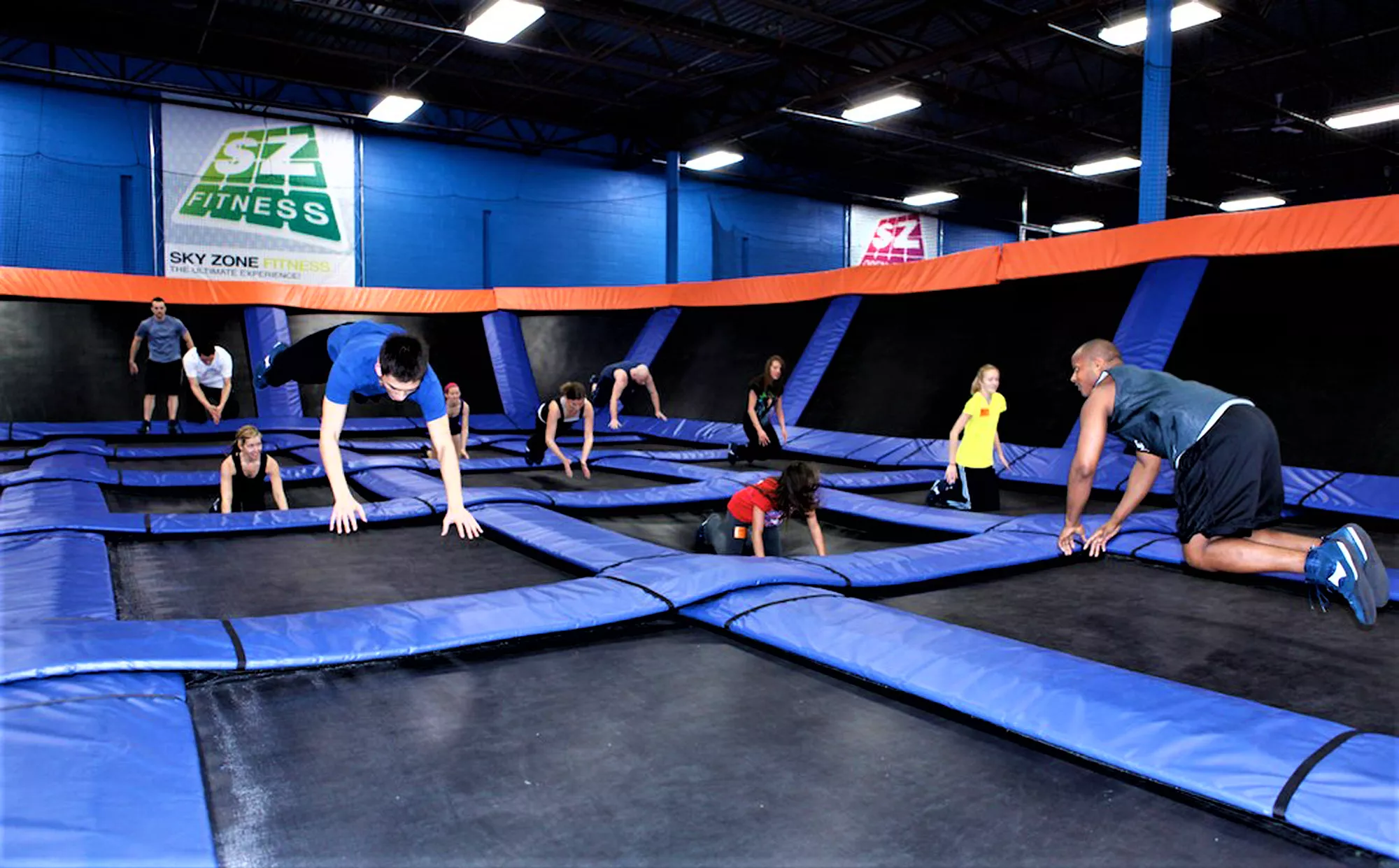 Sky Zone Trampoline Park in USA, North America | Trampolining - Rated 5.1