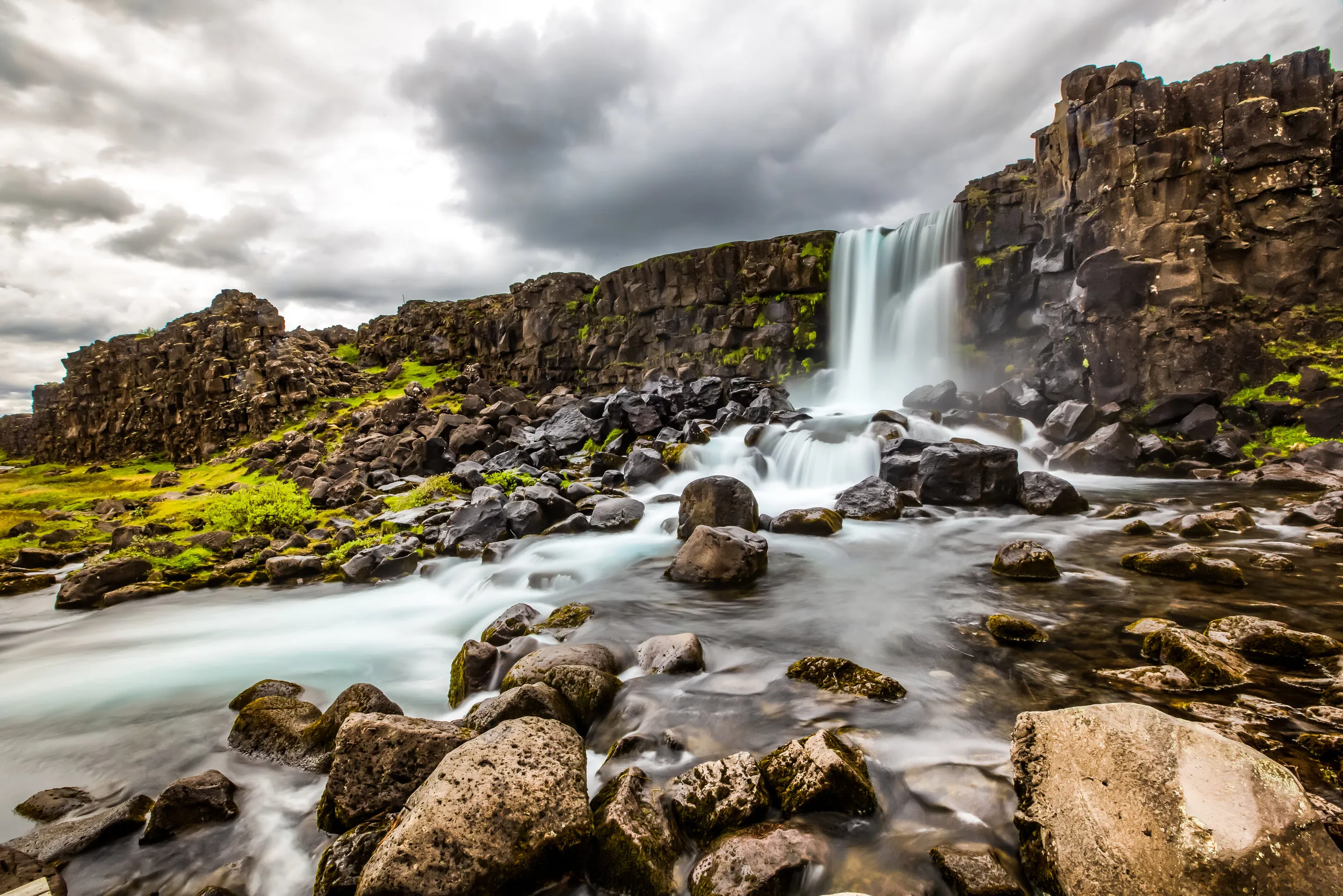 Oxararfoss Waterfall in Iceland, Europe | Waterfalls - Rated 4