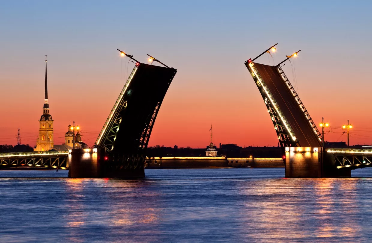 Palace Bridge in Russia, Europe | Architecture - Rated 4