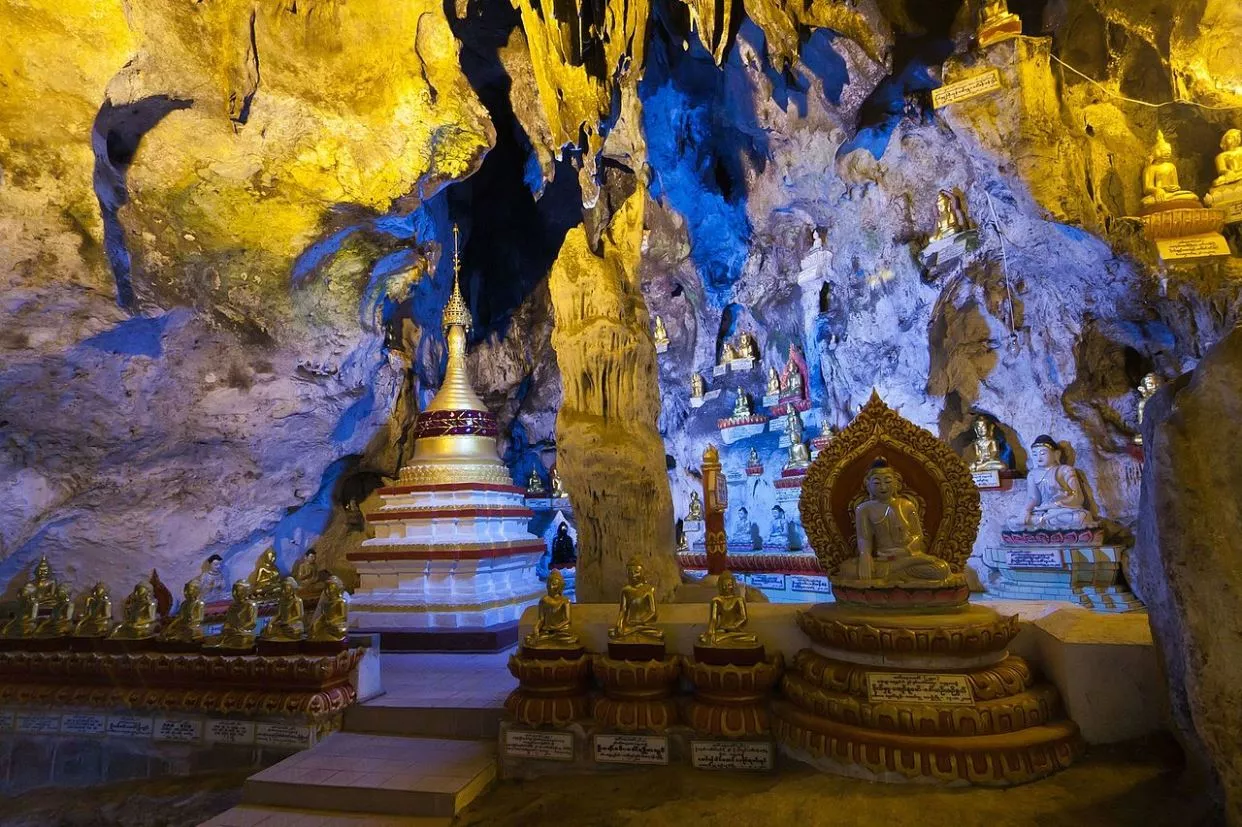 Pindaya Caves in Myanmar, Central Asia | Caves & Underground Places - Rated 0.8