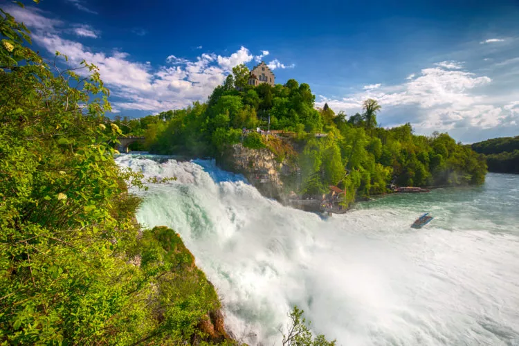 Rhine Falls in Switzerland, Europe | Waterfalls - Rated 5.8