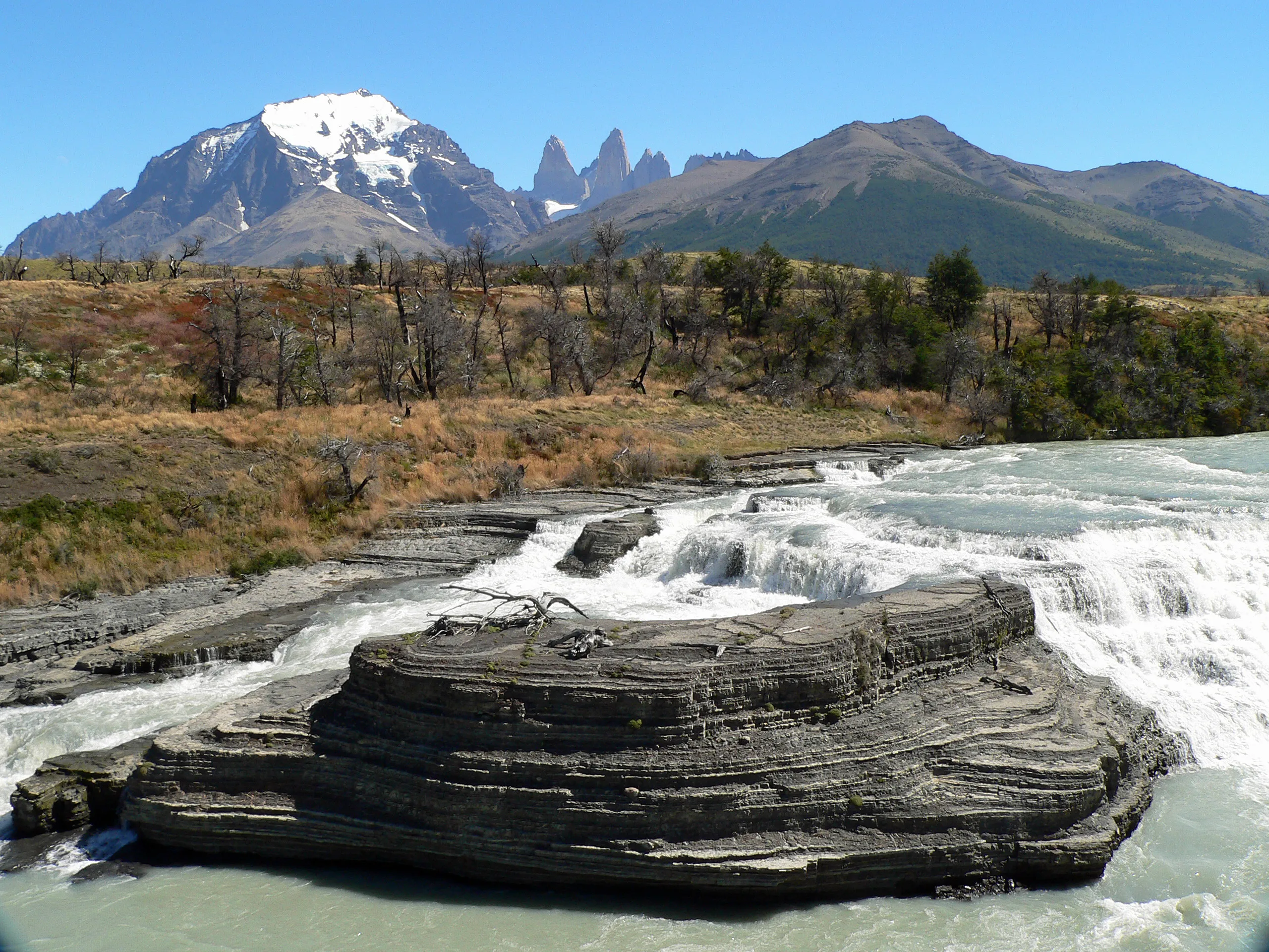 Rio Paine Waterfall in Chile, South America | Waterfalls - Rated 4