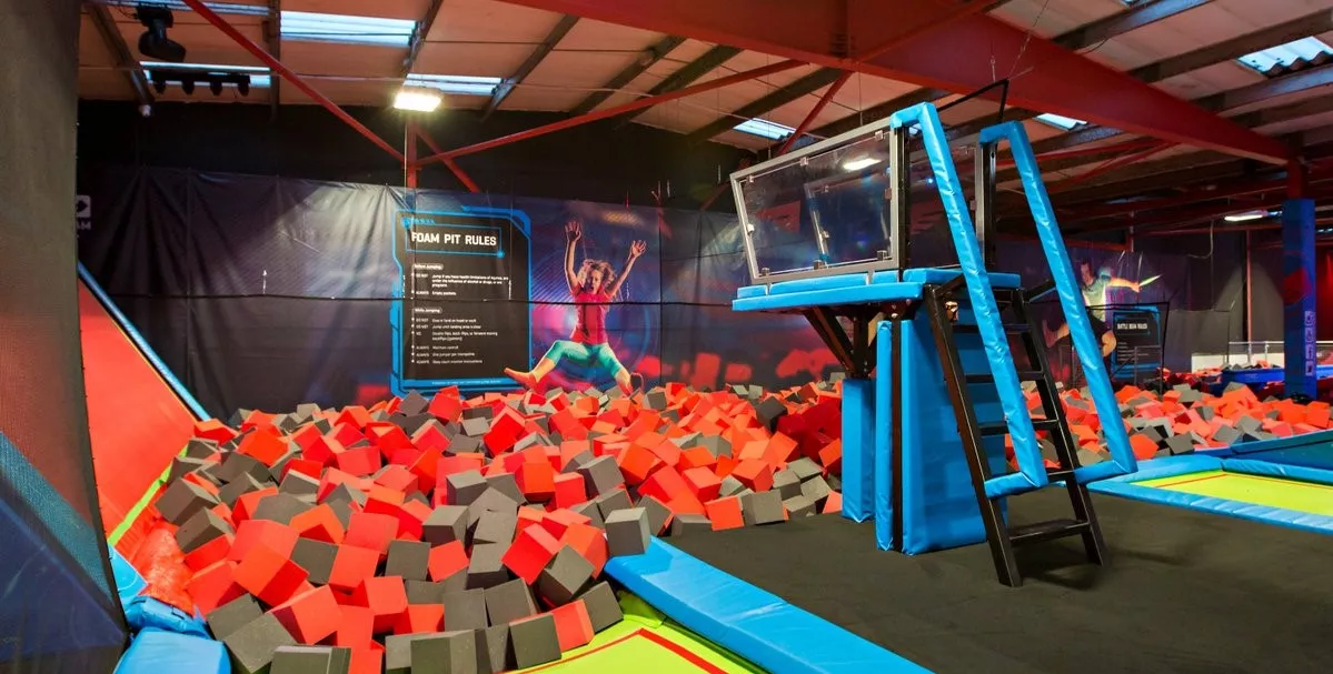 Rush trampoline park in Norway, Europe | Trampolining - Rated 4.2