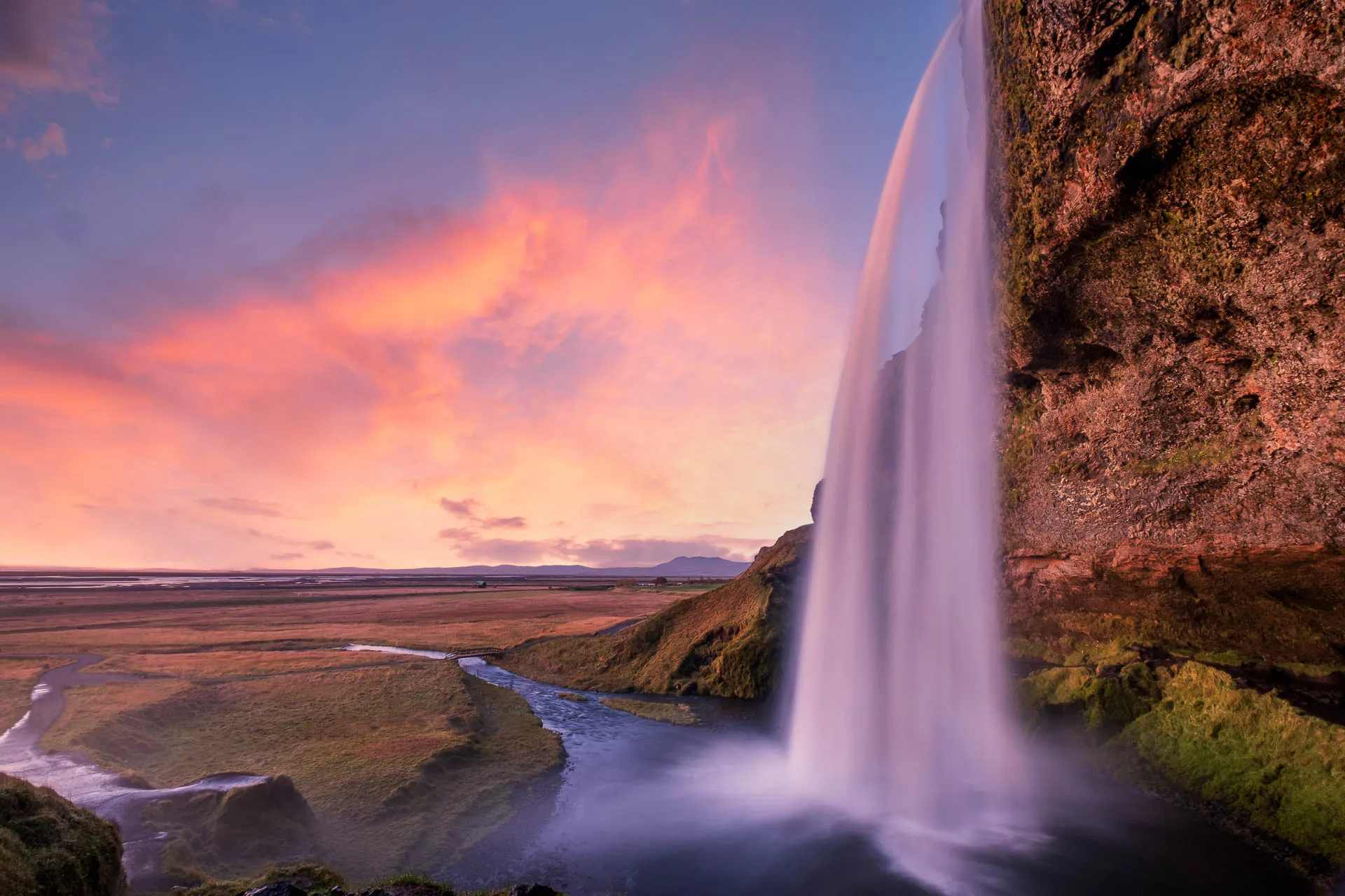 Seljalandsfoss Waterfall in Iceland, Europe | Waterfalls - Rated 4