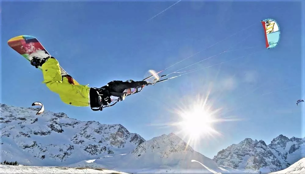 Serre Chevalier in France, Europe | Snowkiting - Rated 8.9