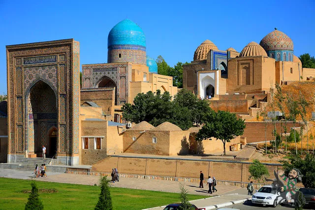 Shahi Zinda Memorial Complex in Uzbekistan, Central Asia | Architecture - Rated 3.9