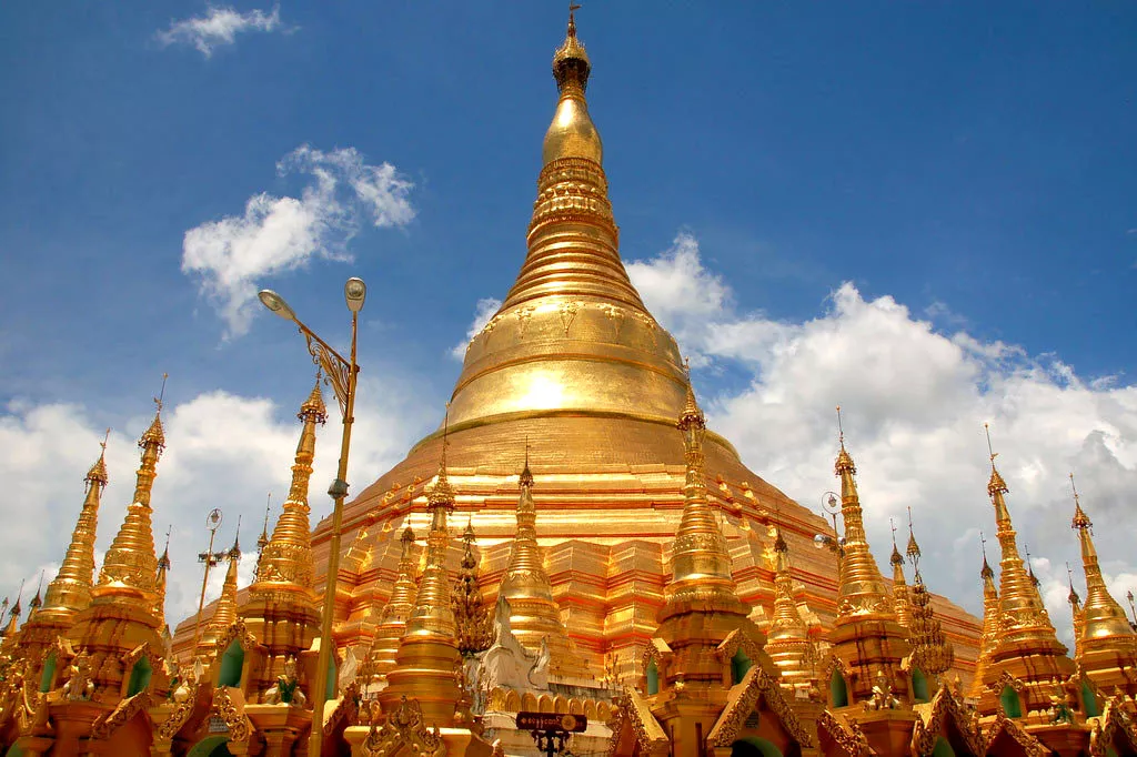 Shwedagon Pagoda in Myanmar, Central Asia | Architecture - Rated 4.2